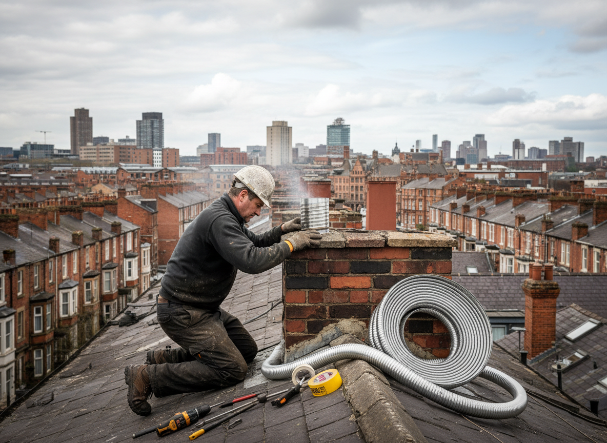 Chimney repair in Crestwood Village